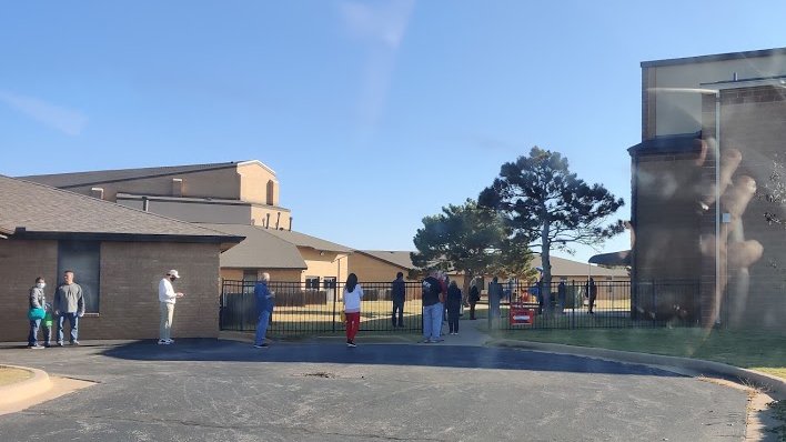 Higher Plain Baptist Church used as a polling place